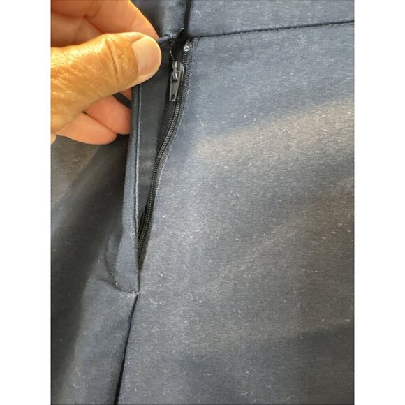 Jones New York Grace Ankle Pants Size 6 Women's Slim Fit Navy Blue - Picture 4 of 14